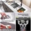 3 in 1 Kitchen Sink Drain Strainer