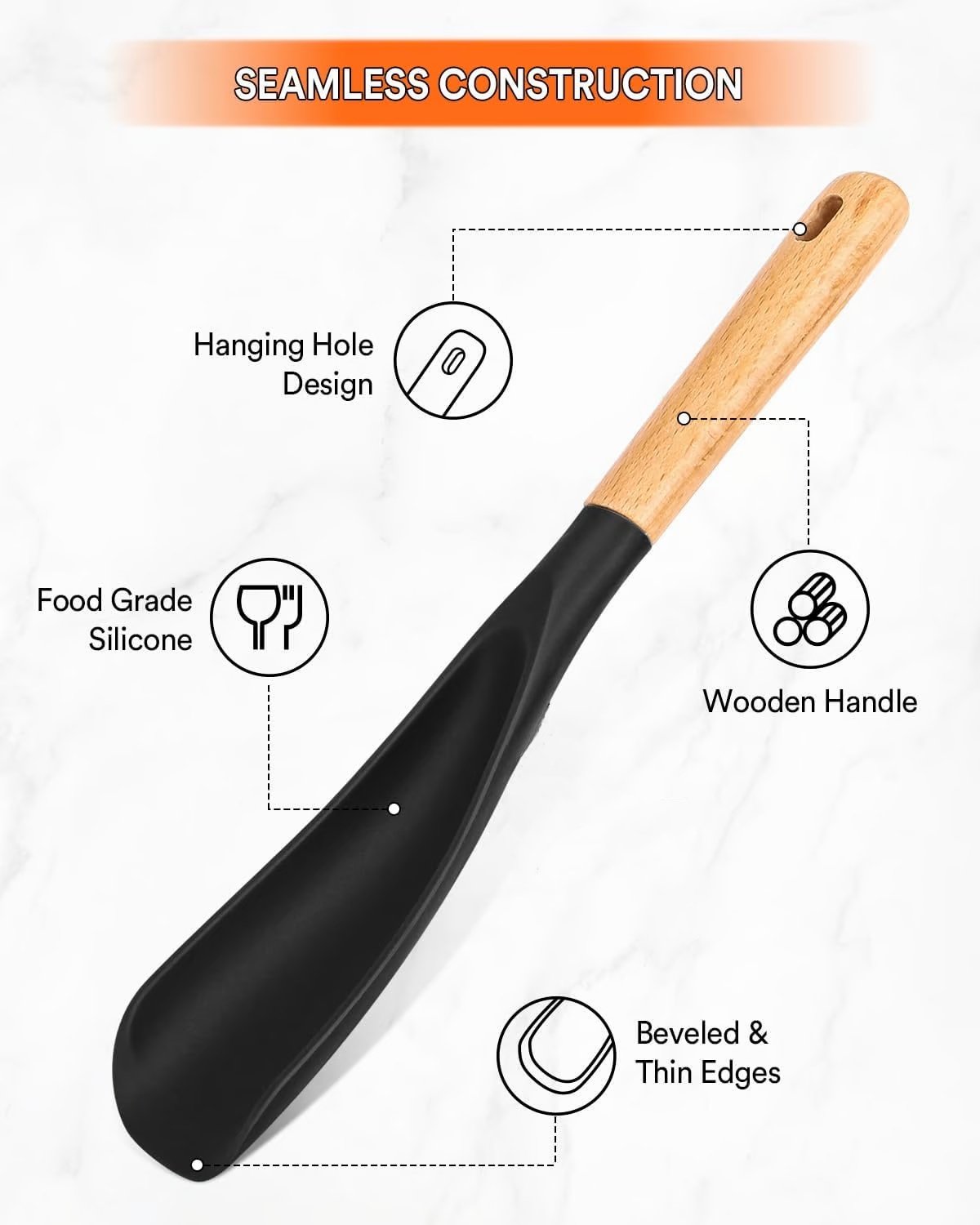 🔥Last Day 49% OFF - Multifunction Spatula Cooking Spoon