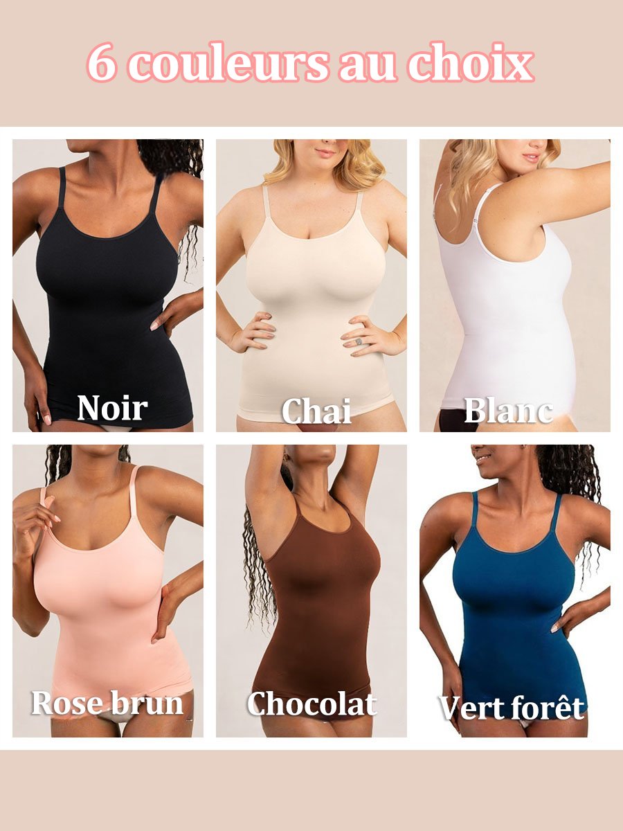 🔥Dernier jour - 49% de réduction💕 Vente été 2025 – débardeur galbant confort quotidien🥰