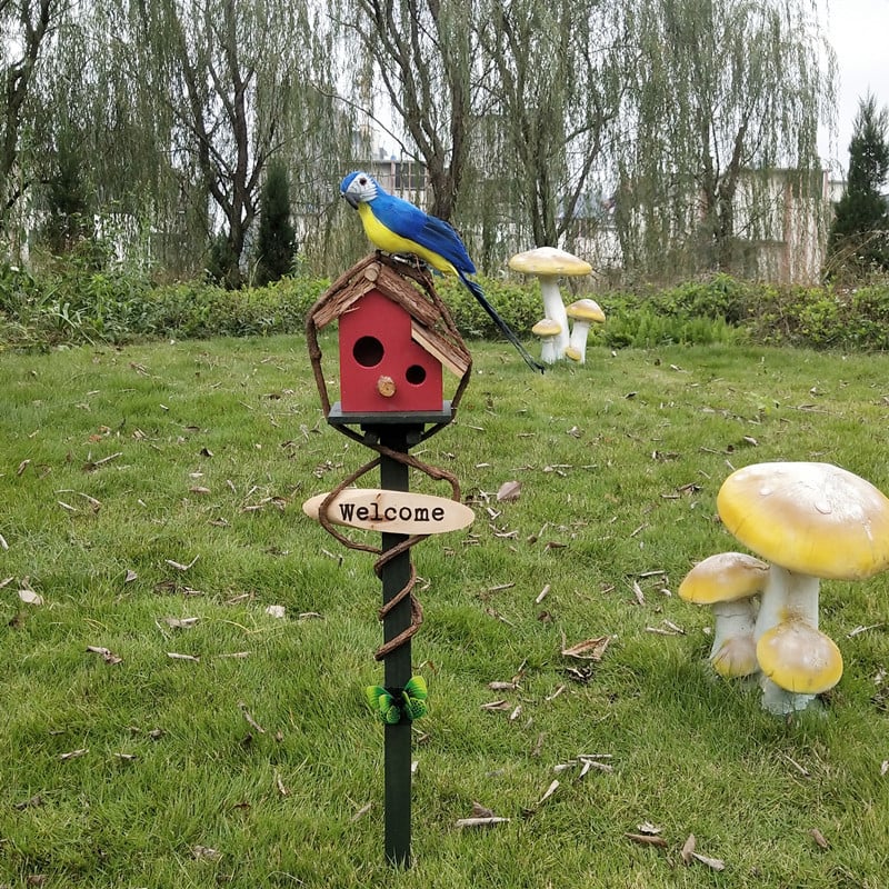 🐝September Special: 50% off! Handmade outdoor birdhouses and garden decorations