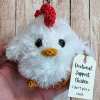 🐓Emotional Support Crochet Chicken Gift