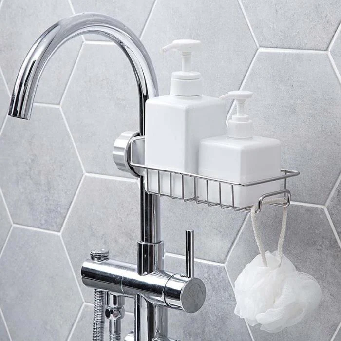 (🔥Last Day Promotion- SAVE 48% OFF)Stainless Steel Faucet Drain Rack(BUY 2 GET 1 FREE NOW)