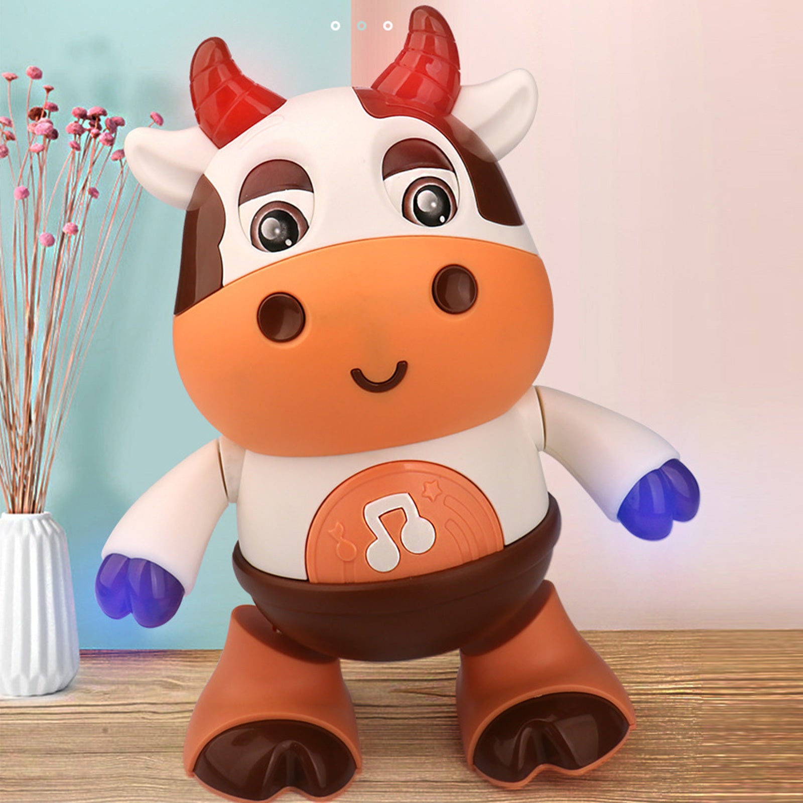 💥LAST DAY SALE 50% OFF💥Bop & Move Musical Baby Cow⚡Buy 2 Free Shipping