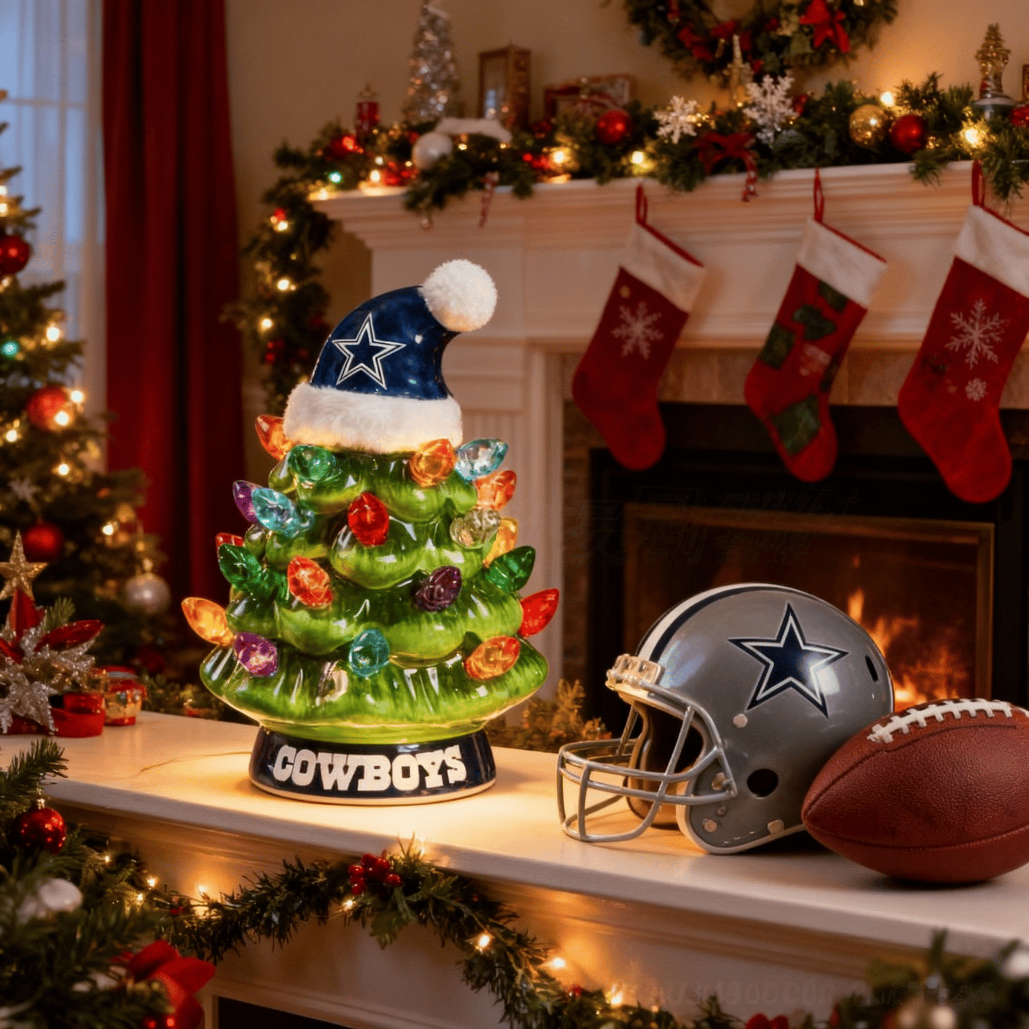 🎁TikTok Last Day Sale - 70% OFF🔥Holiday Huddle Light Tree Festive LED Holiday Décor for Home & Sports Fans