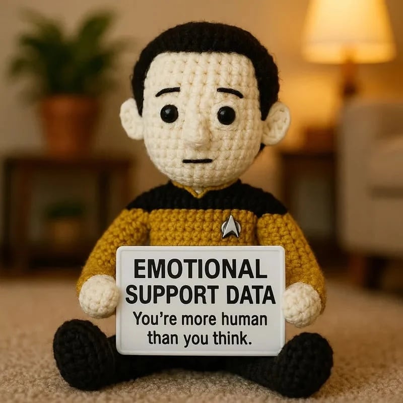 🎁Emotional Support Classic Movie Crochet Doll