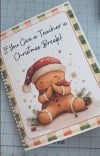 🎄Christmas  Gingerbread Man gift card book