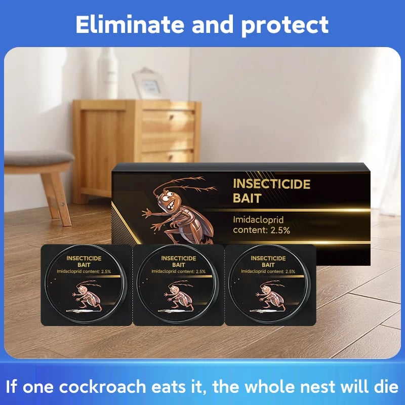 💯2023 All New 🚫 Cockroach Killer - Insecticide Bait🤩 “Imidacloprid“ content: 2.5%😎