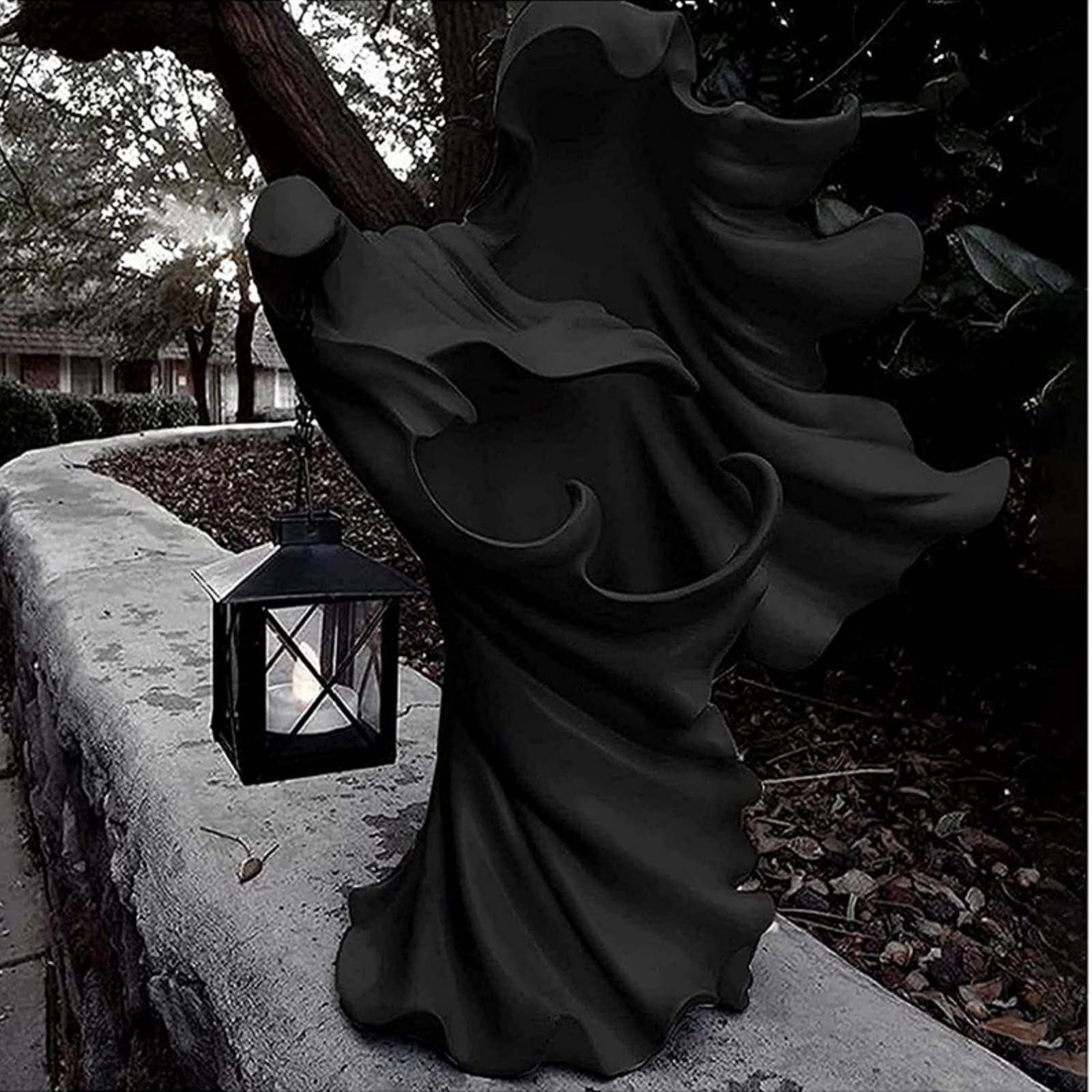🔥My new Boo guys came today!🧙‍♀️Halloween Faceless Witch Lantern Statues – Set of 2