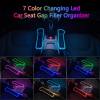 Car Seat Gap Luminous Storage Box with USB Port