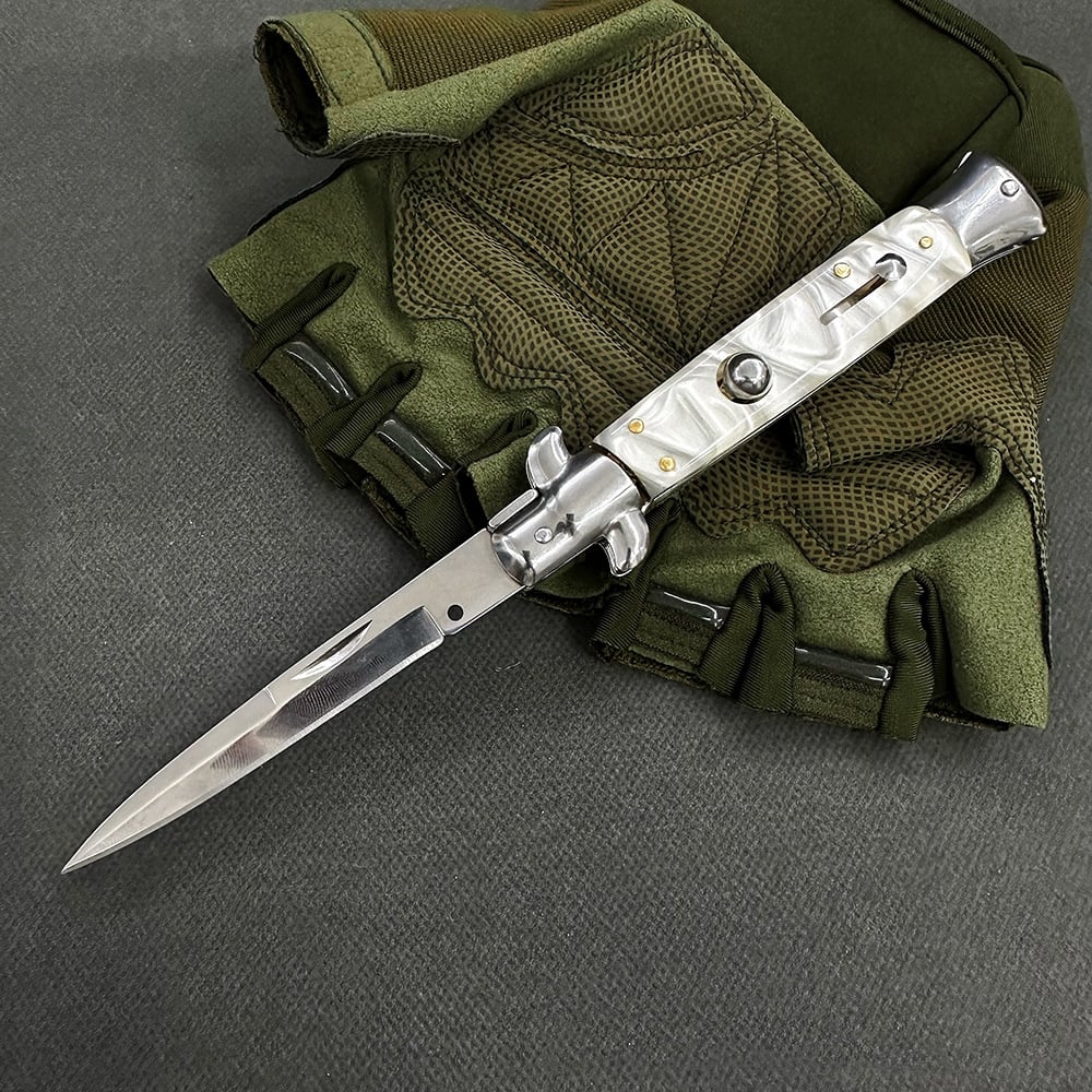 Handmade Old School Italian Stiletto Pocket Knife