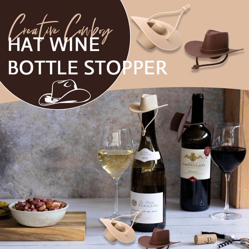 🔥Last Day Promotion 70% OFF🔥Cowboy Hat Wine Bottle Stopper