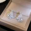 (🌲Early Christmas Sale- 50% OFF) Spinning Christmas Snowflake Earrings with Elegant Gift Box