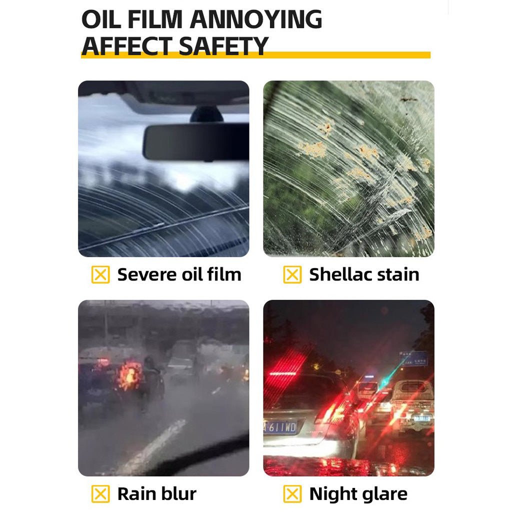 Car Glass Polishing Compound Windshield Cleaner Glass Oil Film Remover