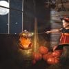Halloween Scary Pumpkin With Lights 👻