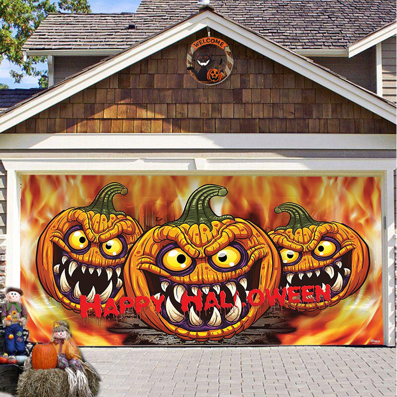 (🎃Early Halloween Sale 48% OFF🎃) - Halloween 2024 Garage Door Decoration