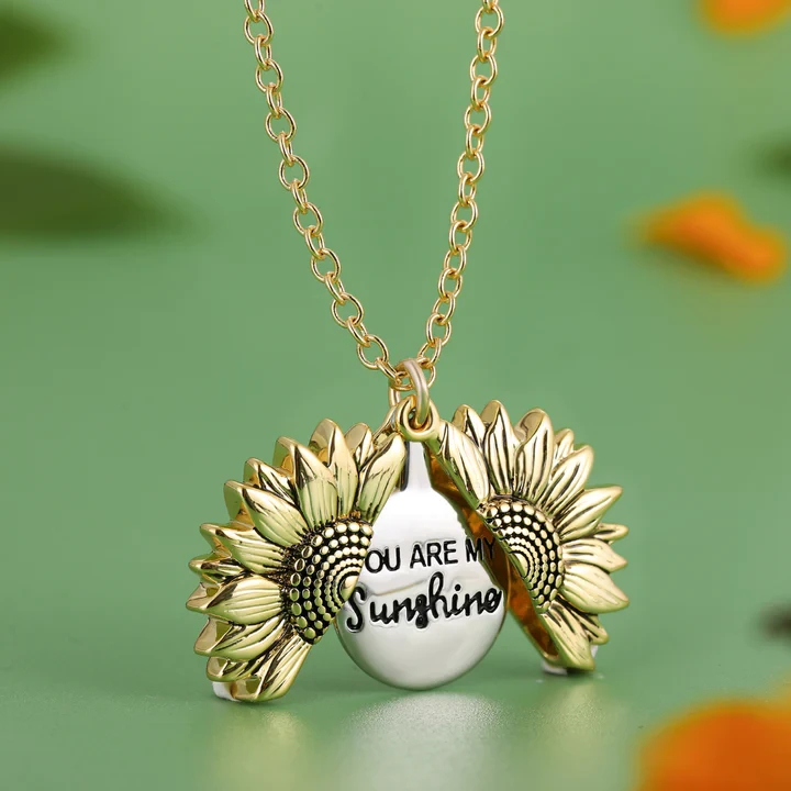 💖Valentine's Day Sale - 50%🌞YOU ARE MY SUNSHINE SUNFLOWER PENDANT NECKLACE