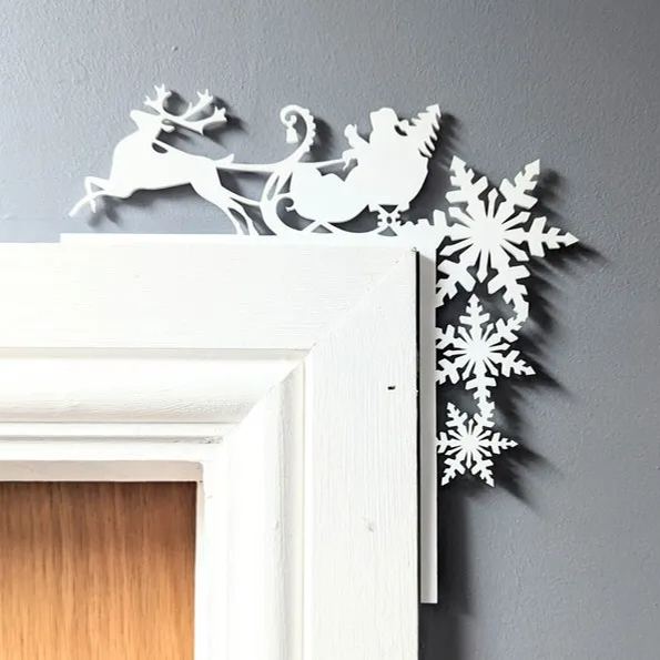 🎅Metal Christmas Door Topper