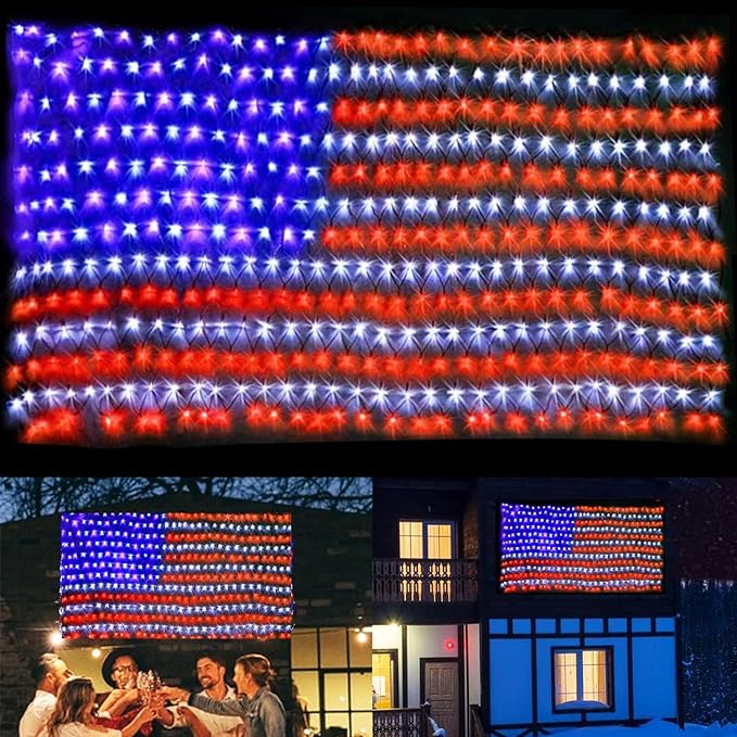 🔥Last Day 70% OFF -  American Flag Lights Decoration