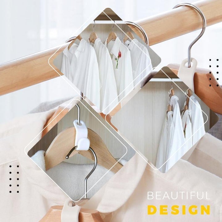 (🎄Christmas Promotion--48% OFF)Space-Saving Hanger Connector Hooks--10 PCs/Set(🔥Buy 4 get 2 Free & Free shipping)