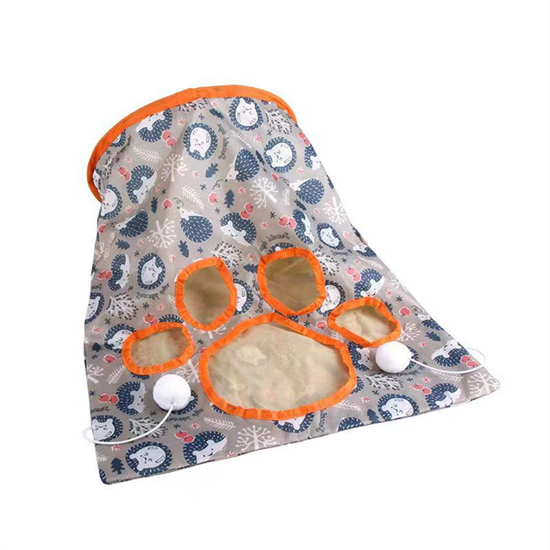 Squeaky Self Interactive Cat Tunnel Bag