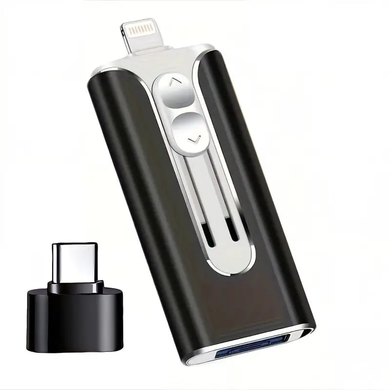 Last Day Promotion 70% OFF - 🔥32~256GB Micro USB + 8 Pin + USB 3.0 4 in 1 Mobile Phone Computer U-Disk