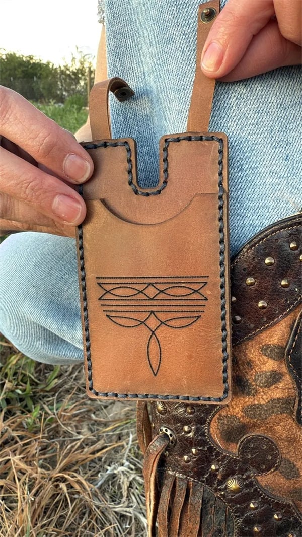 🎁TikTok Last Day Sale - 70% OFF🎉Western Boot Wallet with Snap Strap