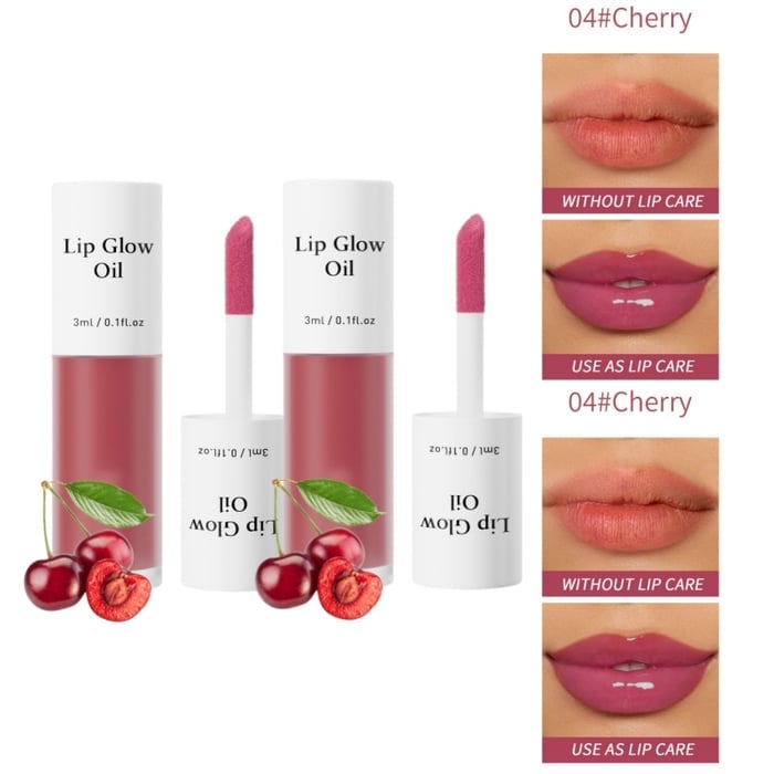 💋 Get the Perfect Pout✨ Tinted Lip Glow Oil - For Lush, Hydrated Lips with a Natural Glow! 💖