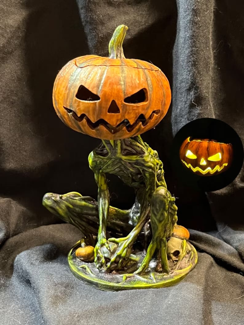 🎃Halloween horror ORIGINAL pumpkin head Ghouls monster