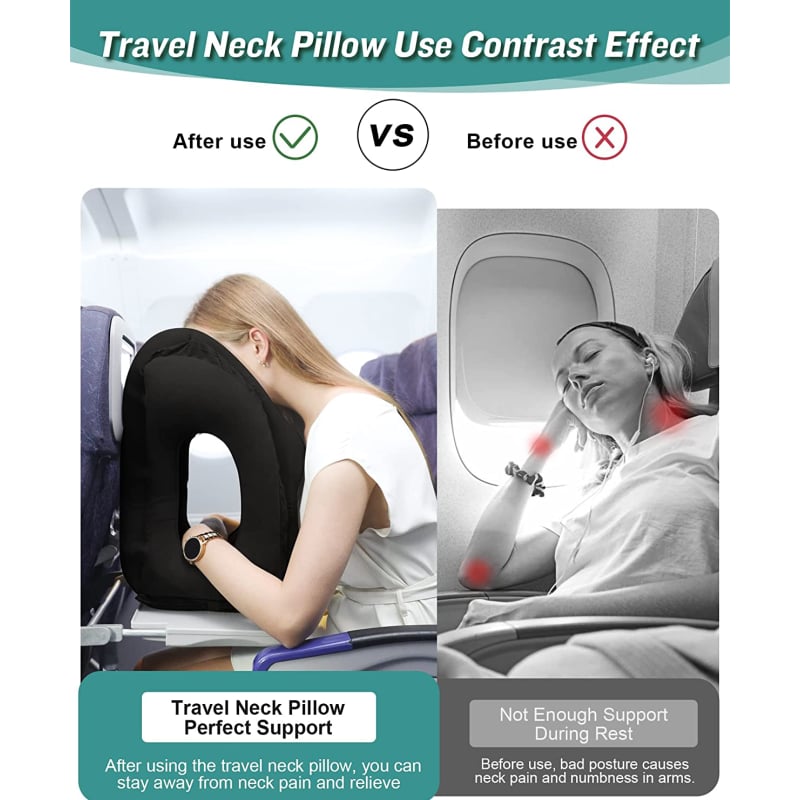 Last Day Special Sale 49% OFF🔥leosporr Inflatable Travel Pillow