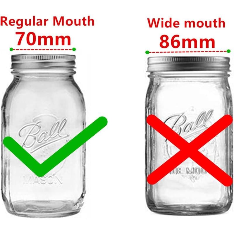 🔥Last Day Promotion 70% OFF🔥Universal Mason Jar Shaker Lids