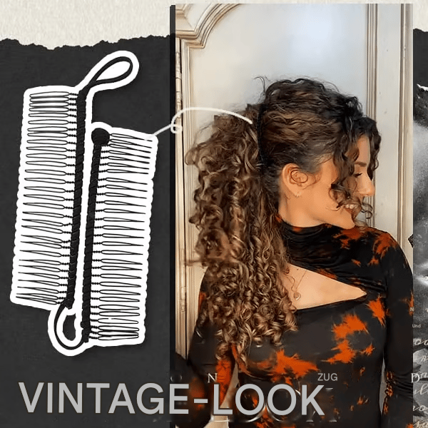 ✨Letzter Tag 50% Rabatt- Dehnbare Bananen-Haarspange im Vintage-Stil