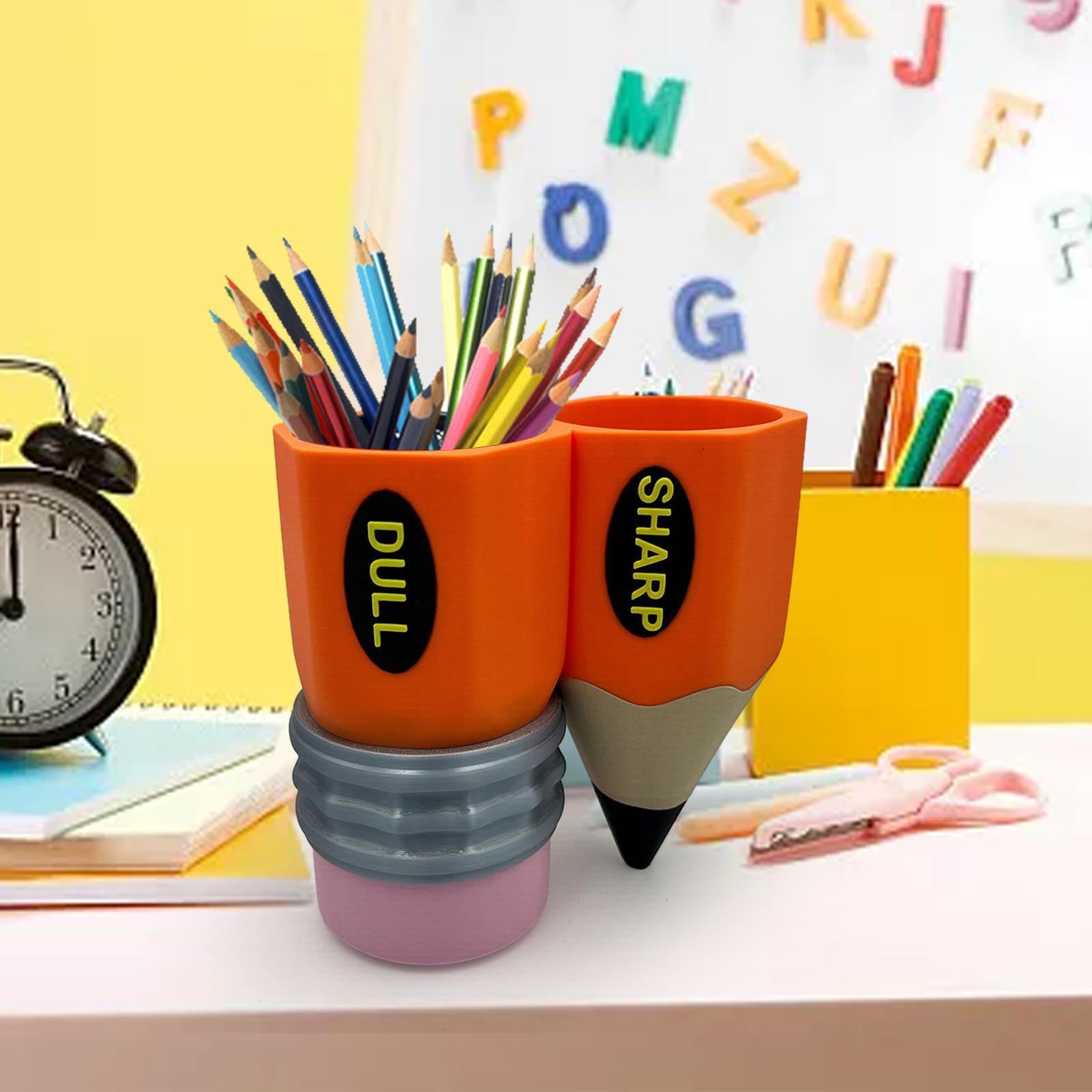 Creative Pencil Shape Pen Organizer Pen Holder