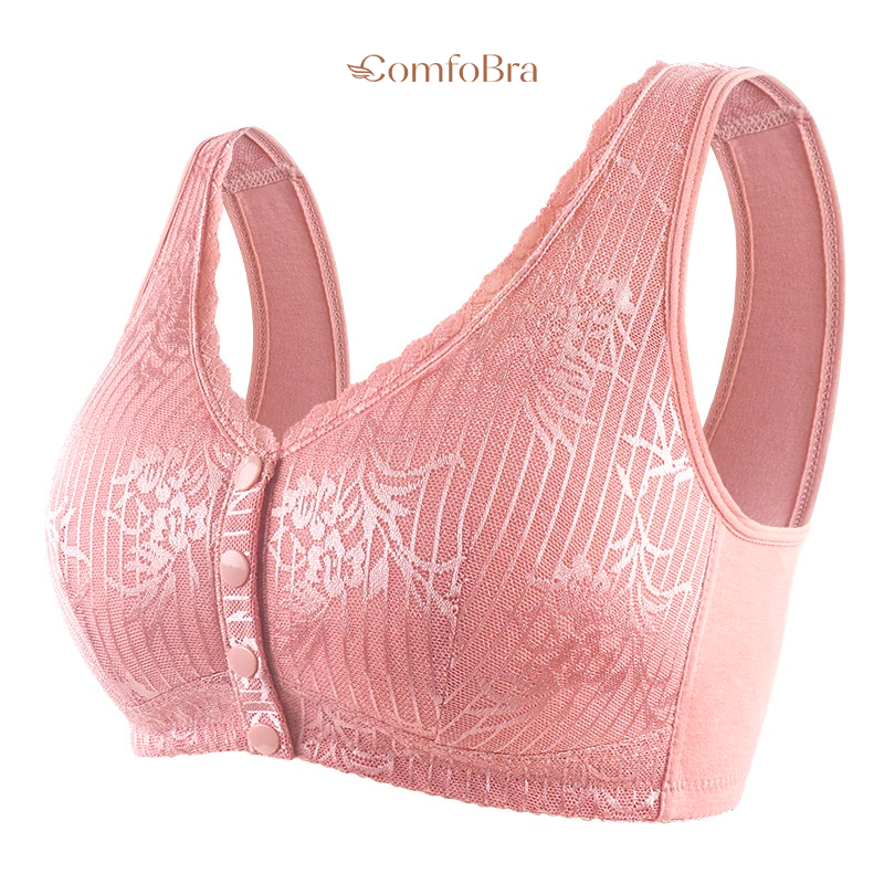 🎁LAST DAY 45% OFF🎁Front Closure Shaping Push Up ComfoBra - Thin Wireless Lace Bra