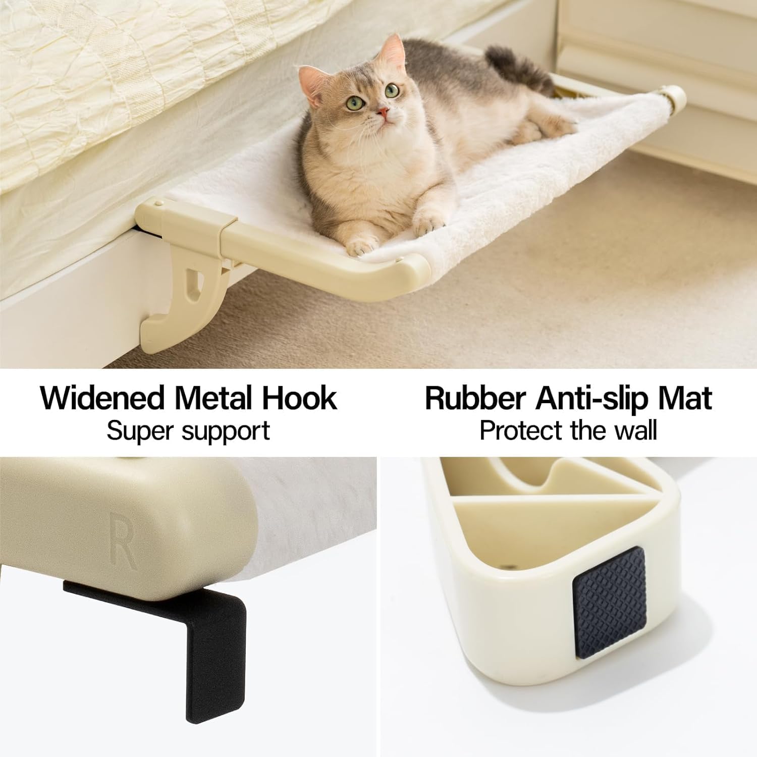 🔥Last Day Promotion 50% OFF🔥Cuddle Nest Bedside Cat Hammock