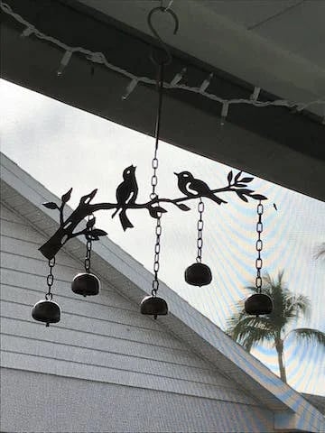 Flickering bell bird with wind chimes(Buy 2 Free SHipping)