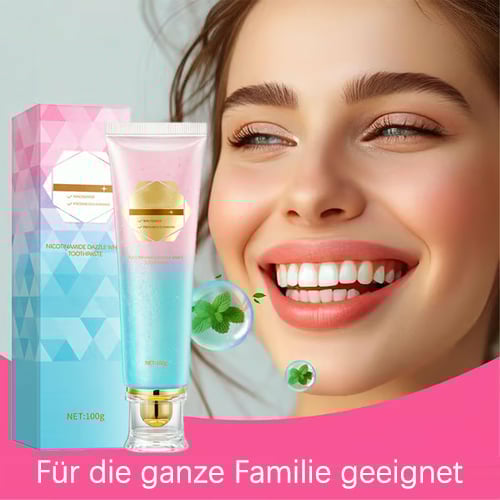 🔥Letzter Tag 49% Rabatt🦷Zahnpasta mit Niacinamid-Aufhellung
