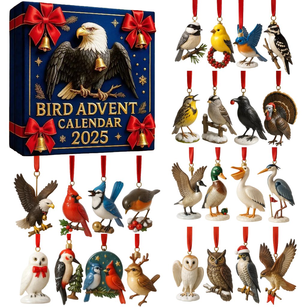 🔥Last Day 50% OFF -🎄2025 Bird Advent Calendar🦅