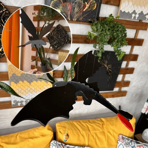 🎁TikTok Last Day Sale - 70% OFF🔥Elegant Handcrafted Wooden Flying Dragon for Garden and Indoor Decor