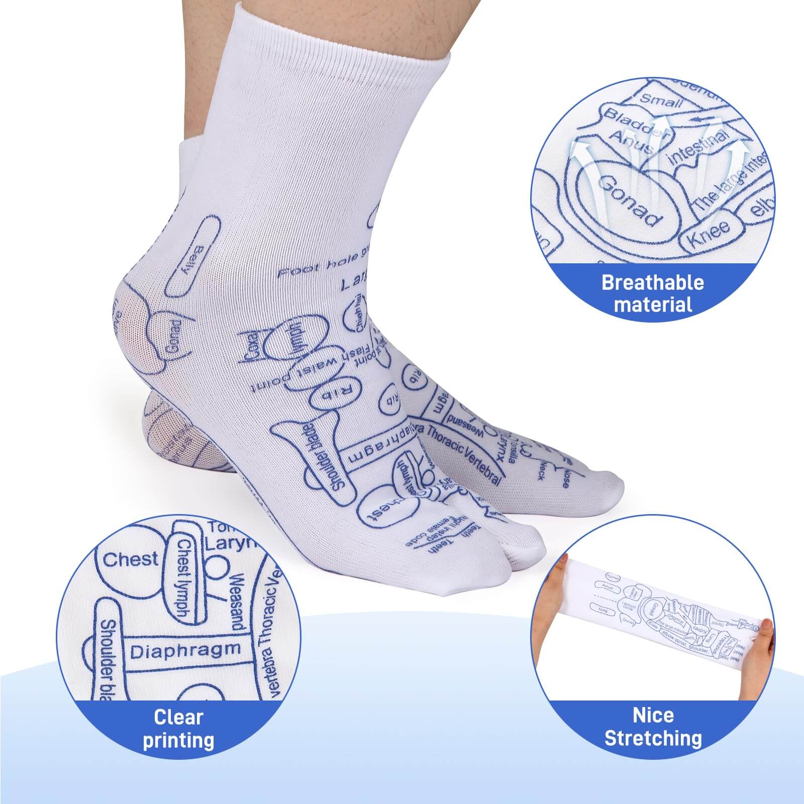 Acupoint Reflexology Socks Set