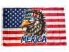 The perfect 4th of July gift!🎁 - Funny American Flag Bald Eagle MERICA 3’ x 5’