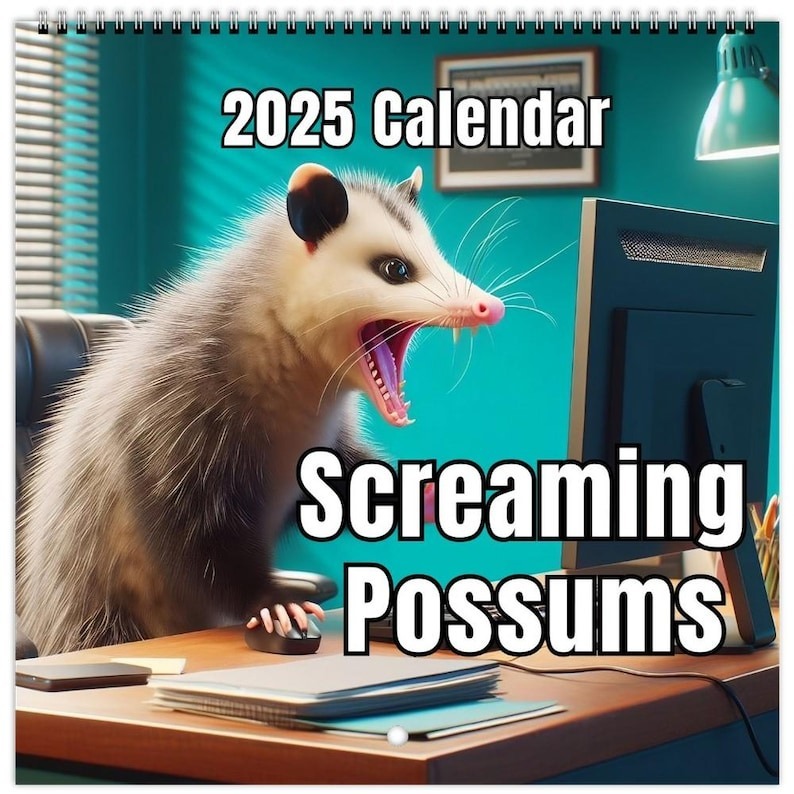 📅2025 Screaming Possum Calendar