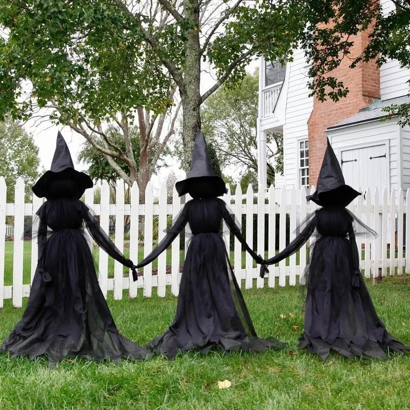 🎃2025 Halloween Sale 59% OFF🧙‍♀️✨Lighted Halloween WitchStakes