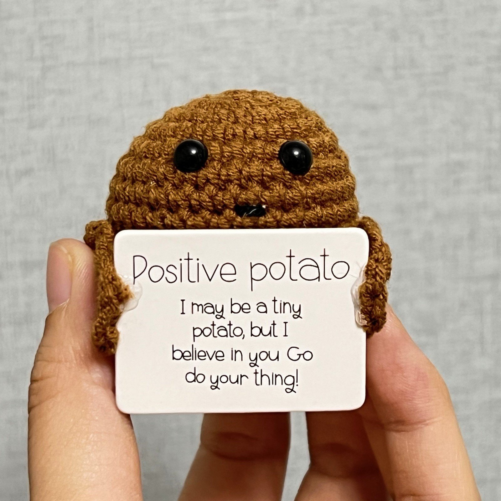 💖Last Day 70% OFF💖 - 🥔Crochet Positive Potato