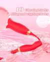 Rose Muncher Powerful Sucking Vibrator Dildo Women's Tongue Licking