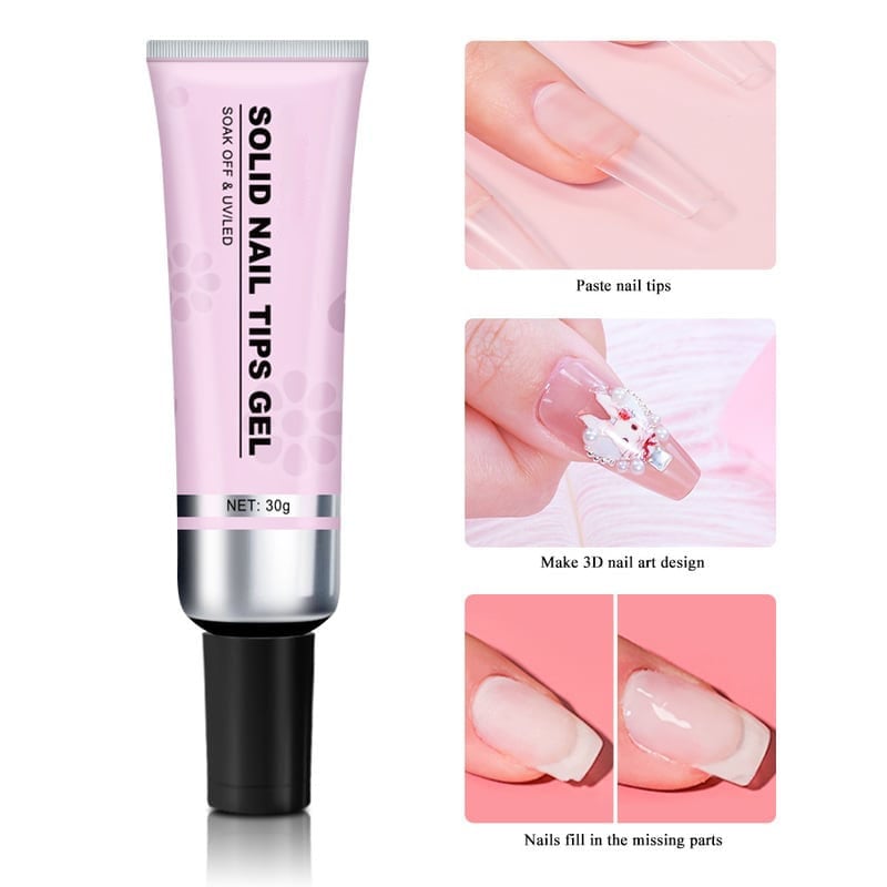 🎉Magic Solid Nail Glue Kit 3-In-1 Nail Art Kits