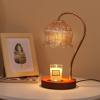 GEEZO Fragrance Candle Warmer Lamp with 2 Bulbs Electric Candle Warmer with Timer & Dimmer for Home Decor