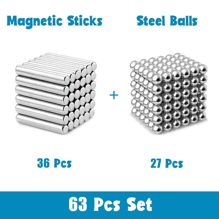 (New Year Sale- Save 50% OFF) DIY Magnetic Sticks And Balls- Buy 2 Free Shipping