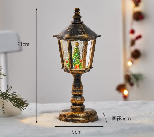 (🎅CHRISTMAS HOT SALE-49% OFF)🎁Christmas Snow Globe Lantern LED