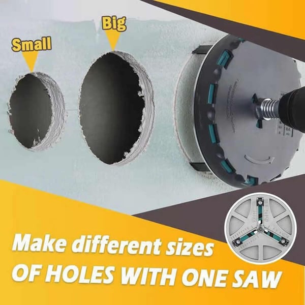 🪚Punch Saw Tool for Drilling-😎Adjustable Diameter，BUY 2 GET FREE SHIPPING