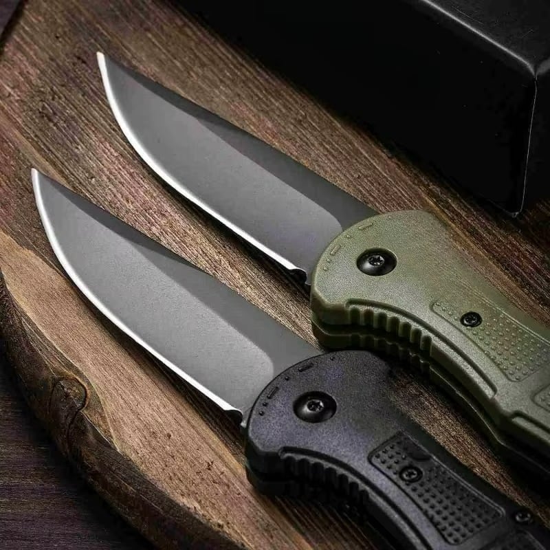 ⚔ Tactical Folding Knife – CPM-D2 Blade, Nylon Fiber Handle